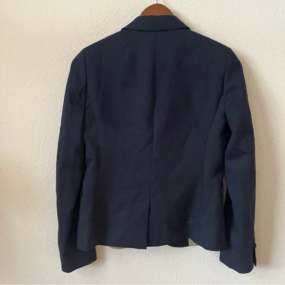 J Crew Cherry Red Tailored Blazer Schoolgirl Professional Business Casual Jacket - Picture 3 of 4